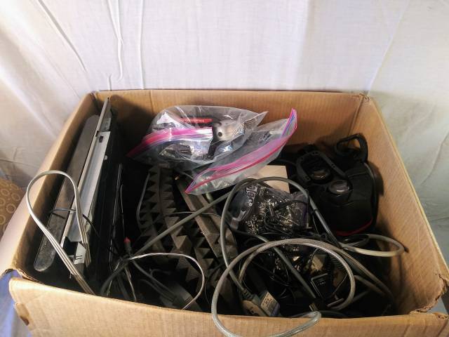 Box of electronics