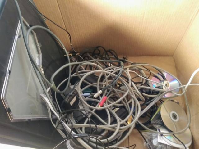 Box of electronics