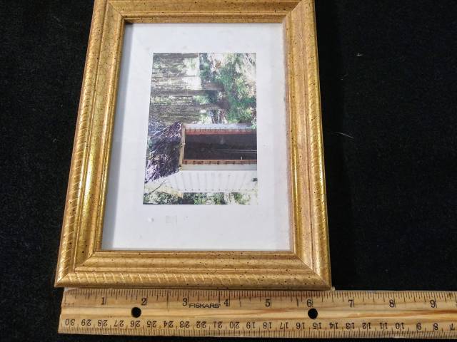 Small glass and wood frames
