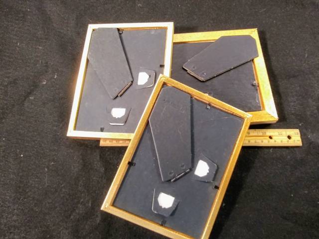 Small glass and wood frames