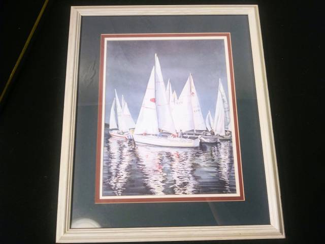 Sailboat painting